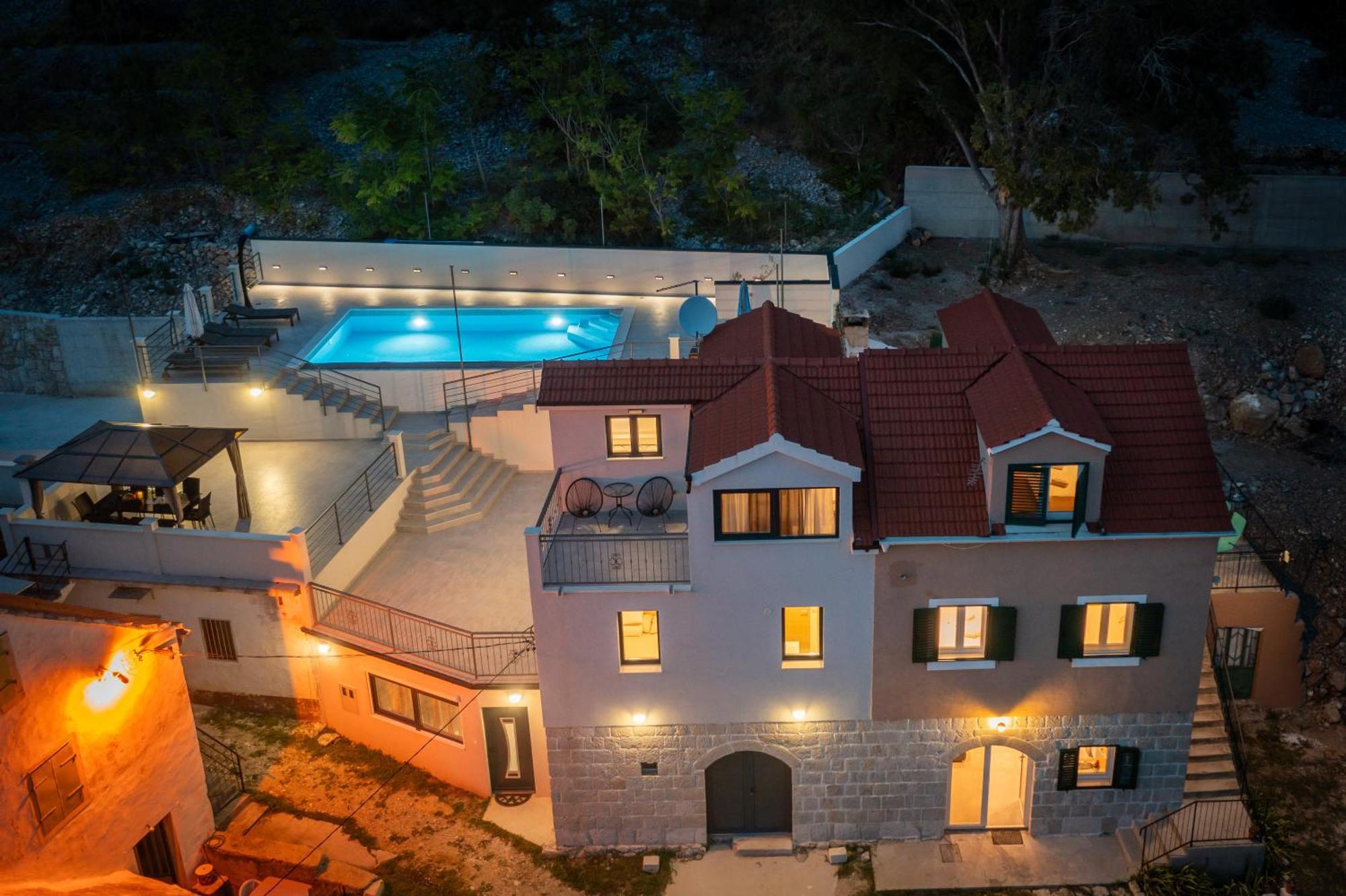 Xxl Villa Vista - Heated Pool Lokva Rogoznica Eksteriør bilde