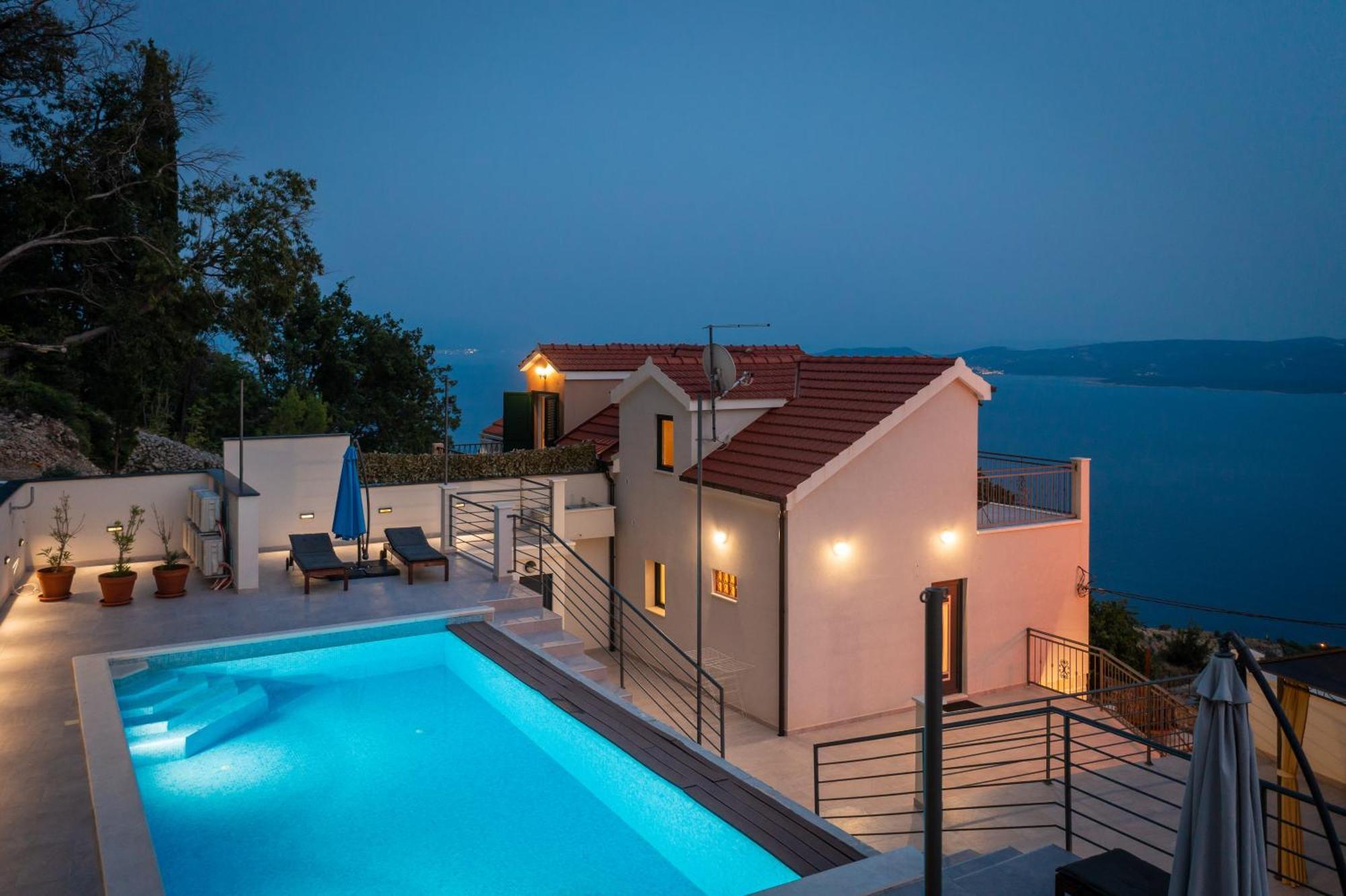 Xxl Villa Vista - Heated Pool Lokva Rogoznica Eksteriør bilde